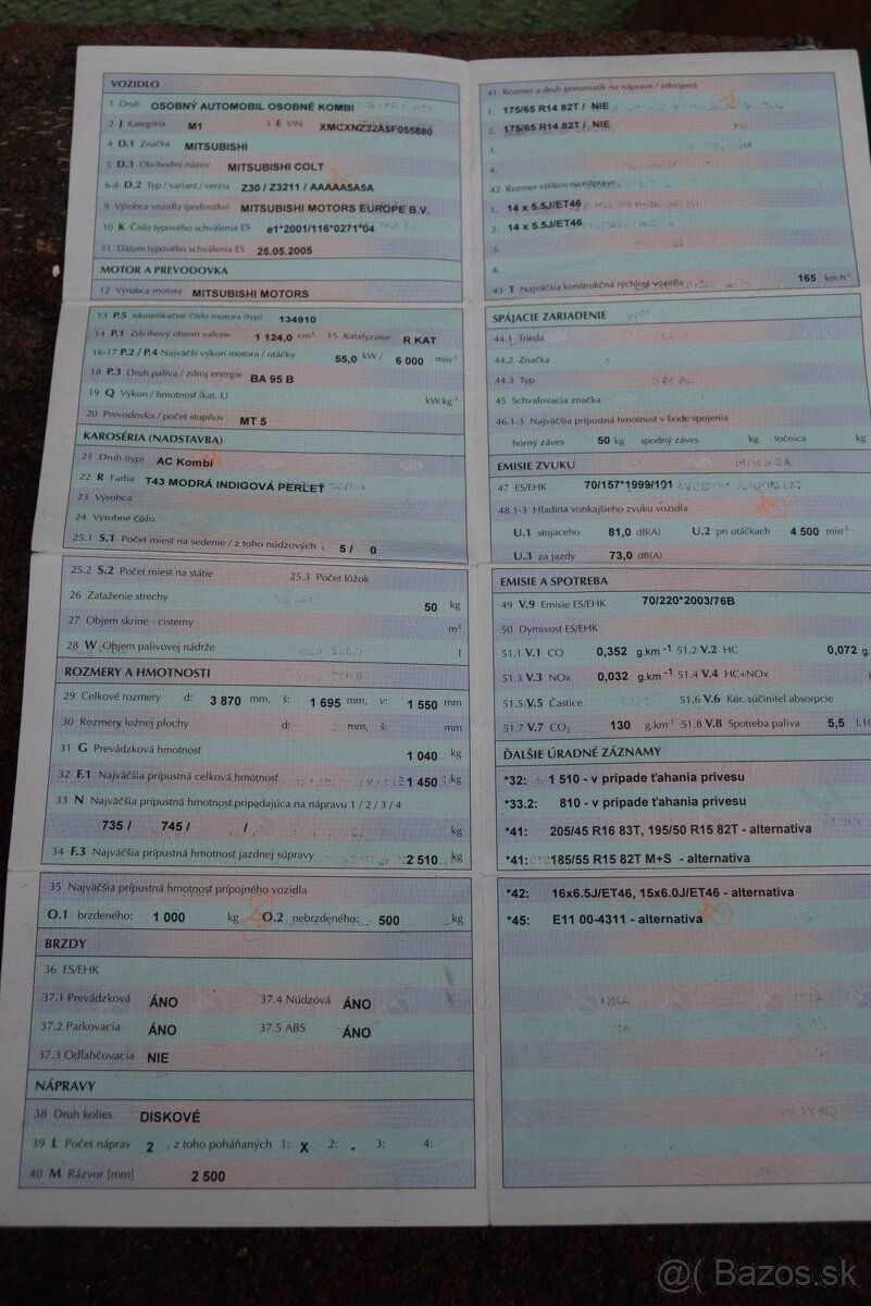 Mitsubishi Colt 1.1, benzín, 84 600 km - 16