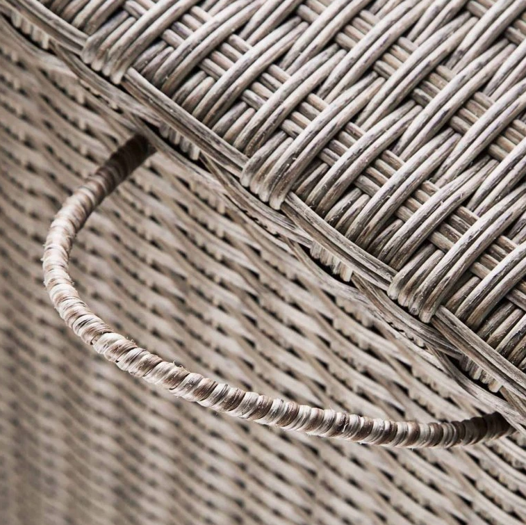 Záhradný úložný ratanový box s kolieskami 4 farby - 16