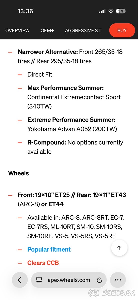 APEX EC7, BMW 5x120, 19” Black - 16