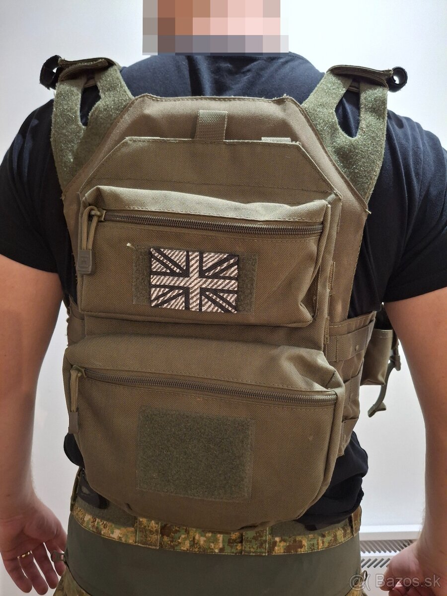 Vesta / Nosič plátov 8Fields zelená, plne vybavená - 16