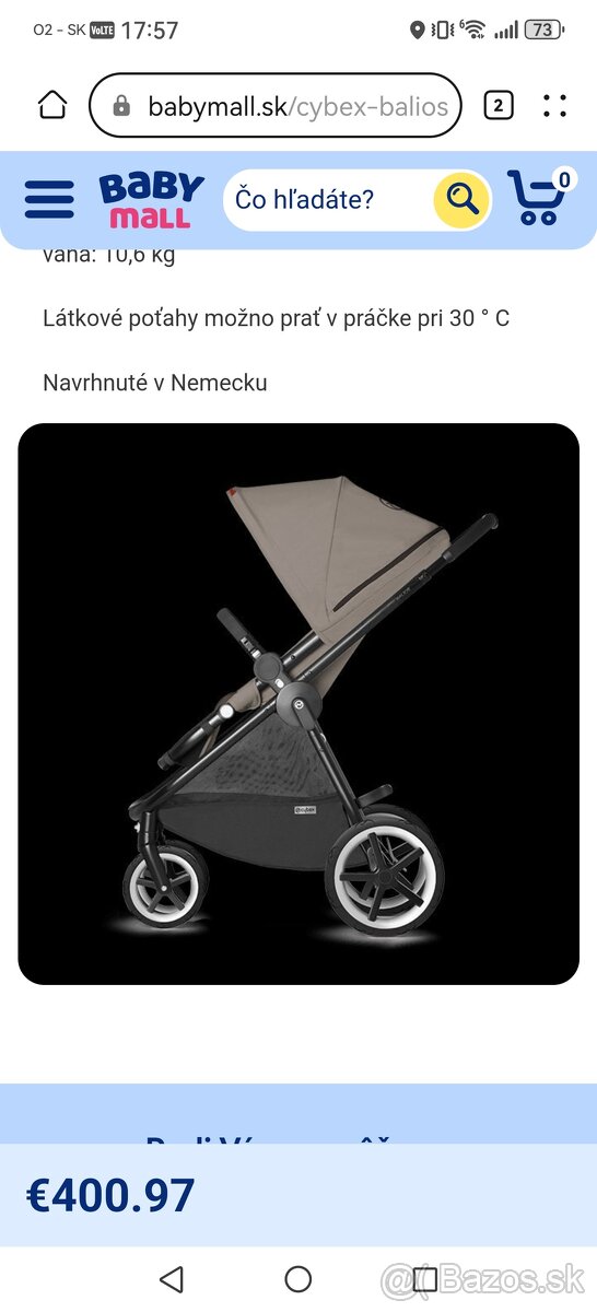 Cybex balios M - 16