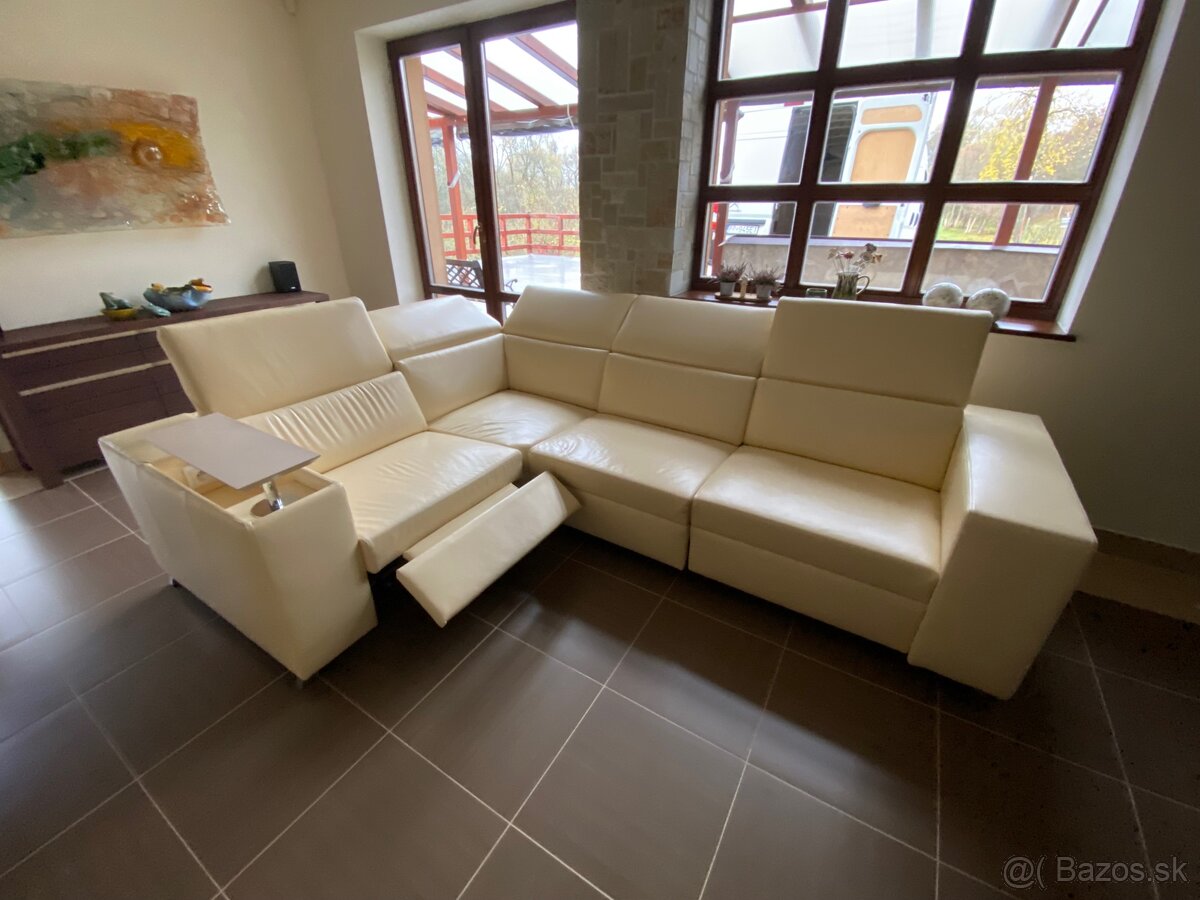 Extra veľká luxusná kožená sedačka Phase - 16