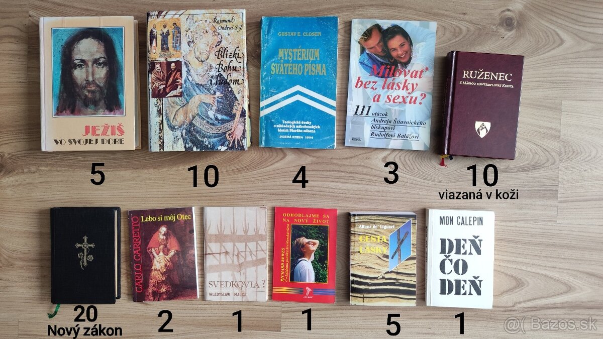 Náboženské knihy a skriptá - 16