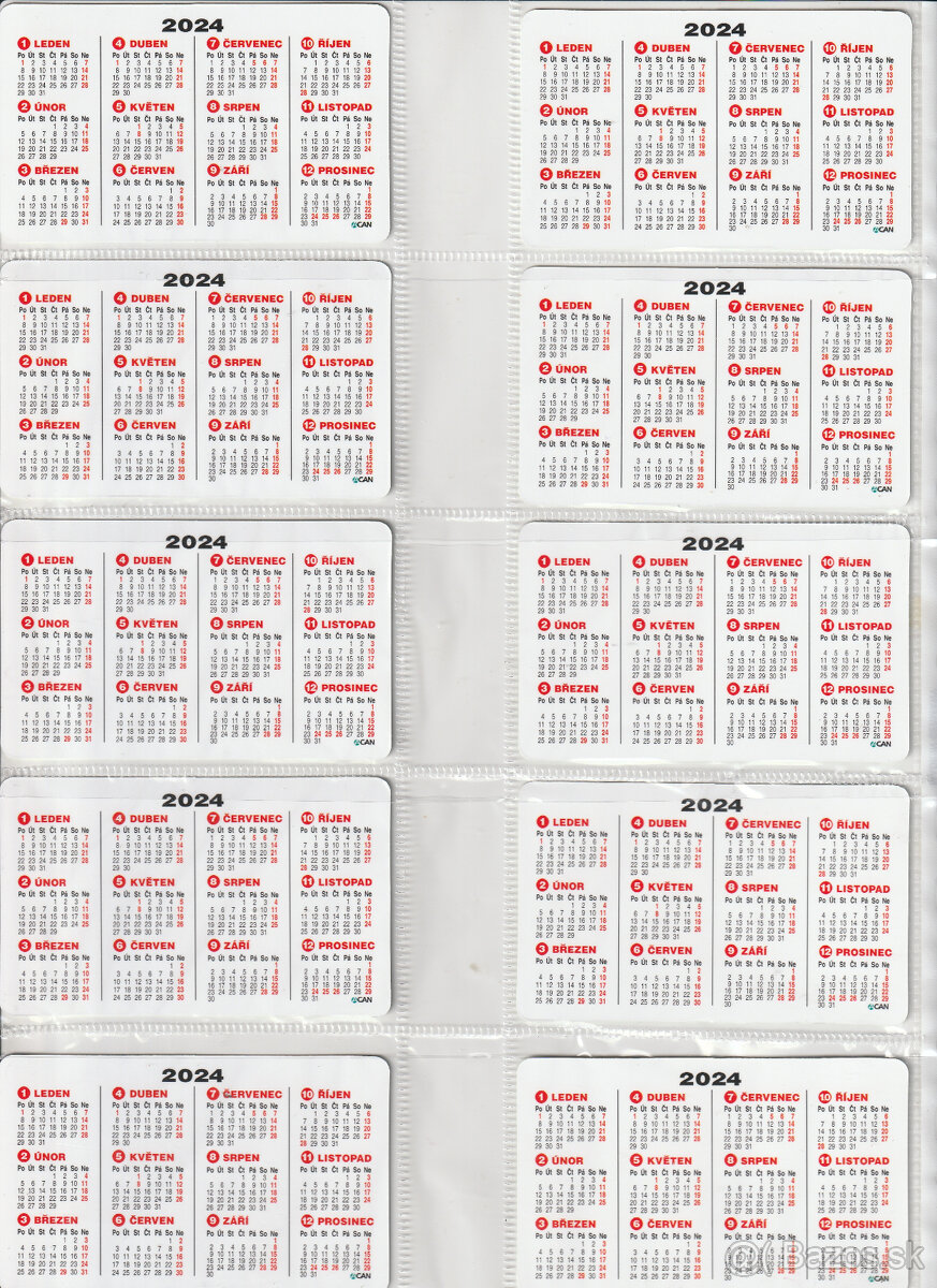 KALENDARIKY TEMATICKE SERIE - 16