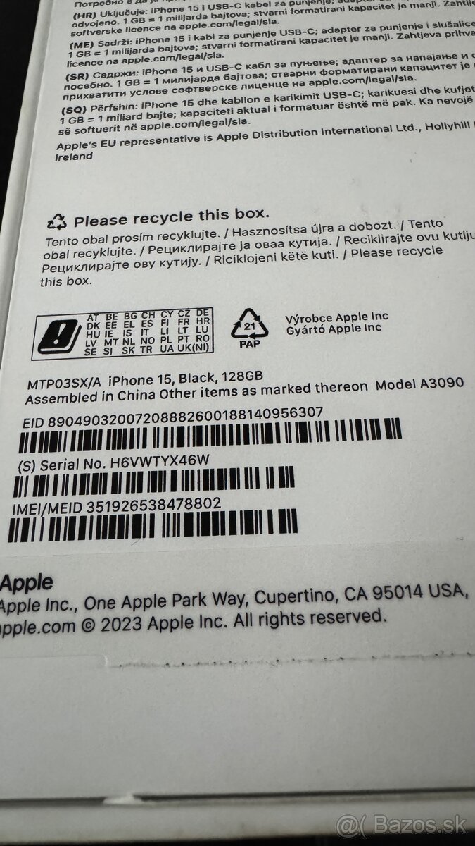 I Phone 15 128GB Čierny plus Apple slúchadlá zdarma - 16