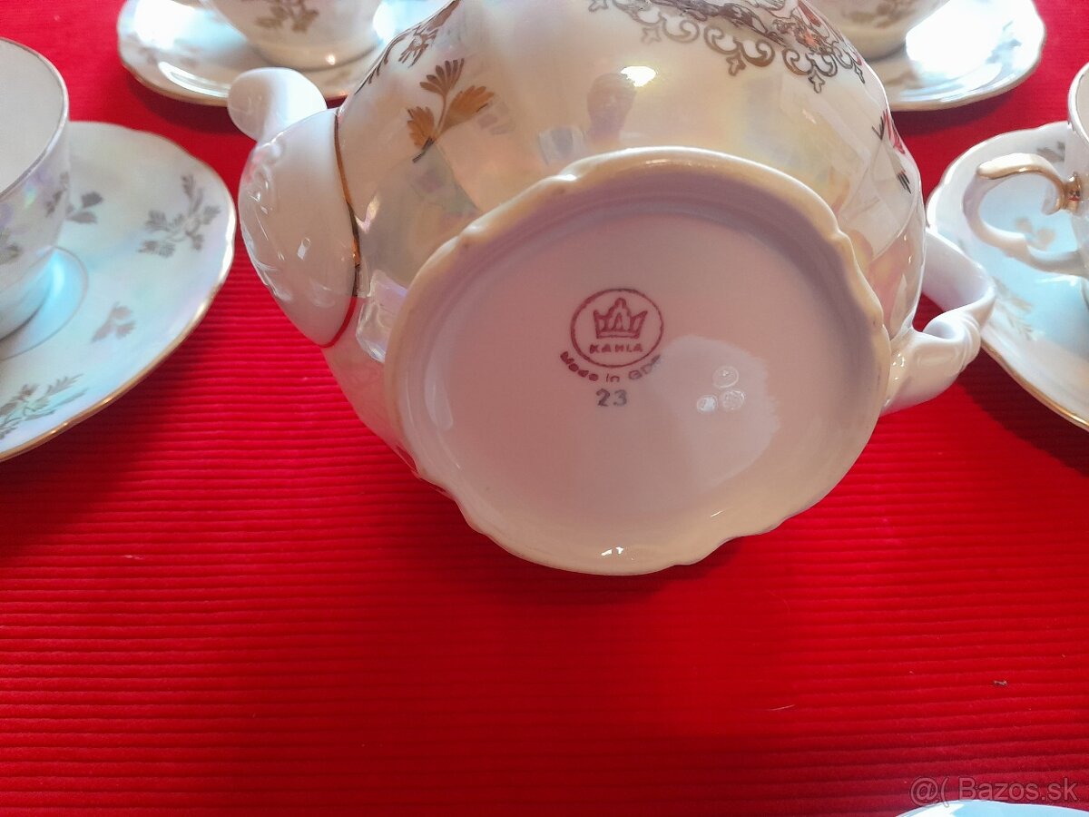 Čajový a kávový servis Tri grácie KAHLA GDR. - 16