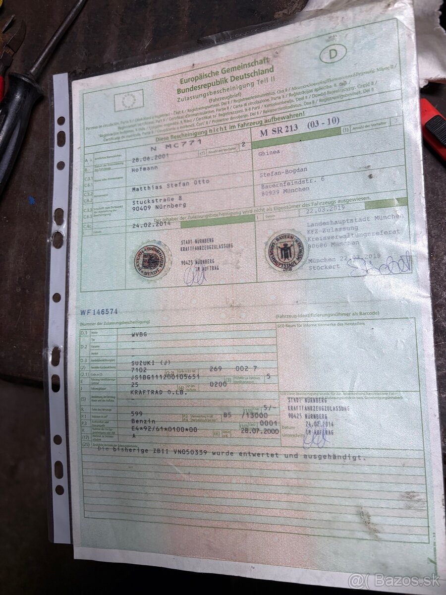 Suzuki Gsx-r k1 600 - 16