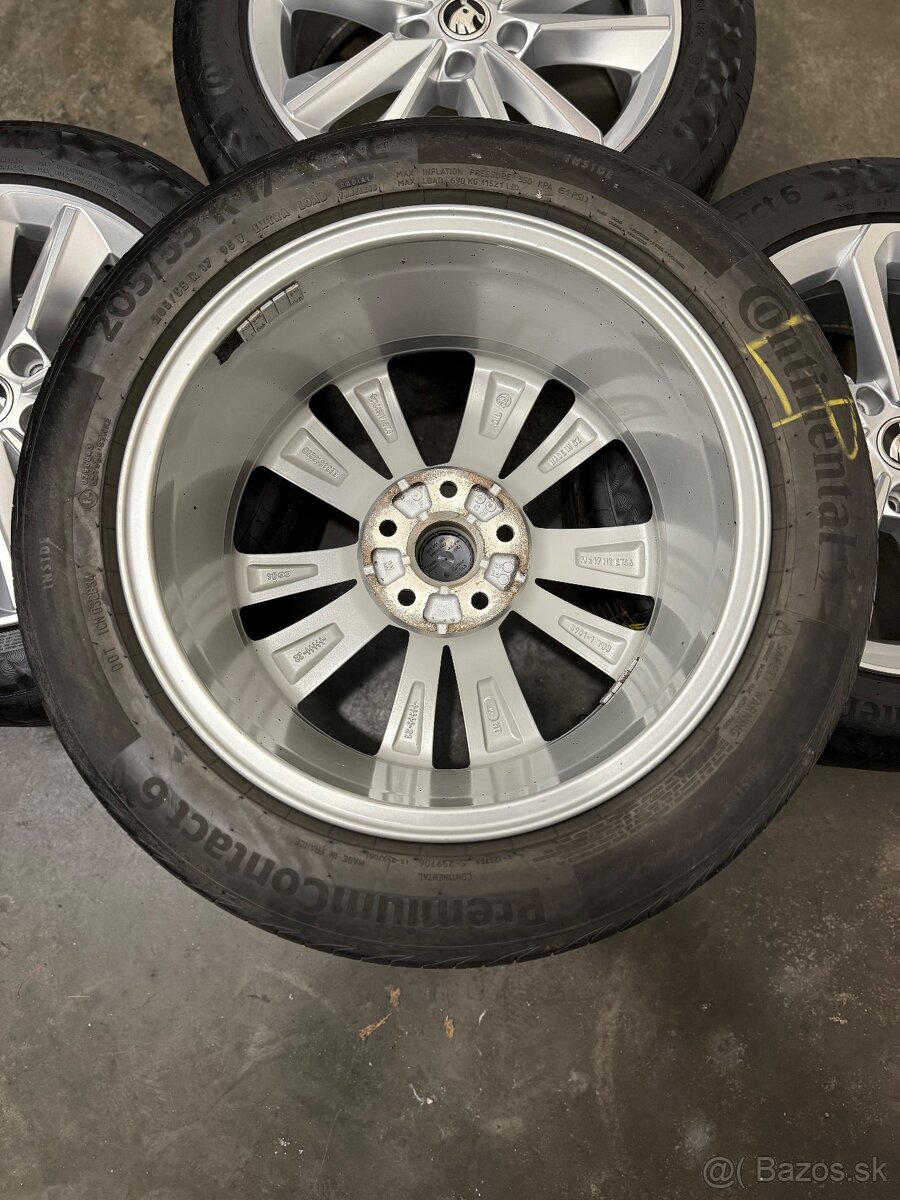 Letná sada Octavia 4 - 5x112 R17 , 205/55/17 Škoda Aries - 16