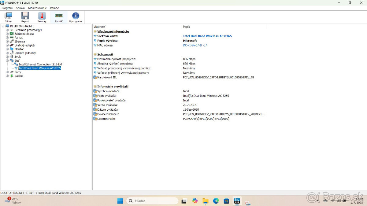 Predám notebook HP ProBook 650 G4 - 16