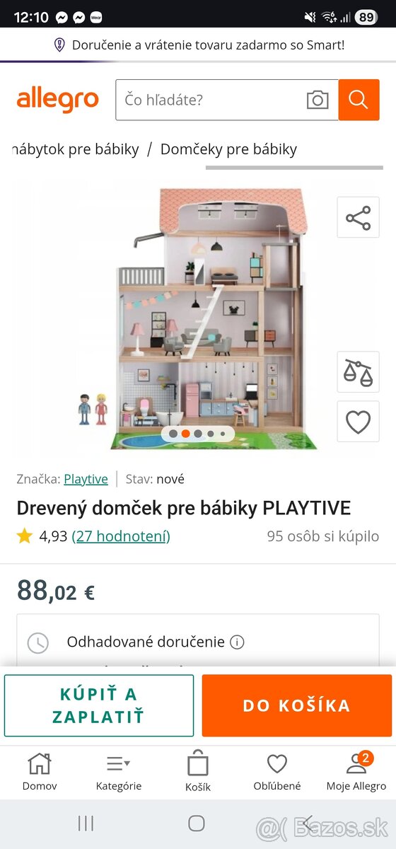 Drevený domček Playtive - 16
