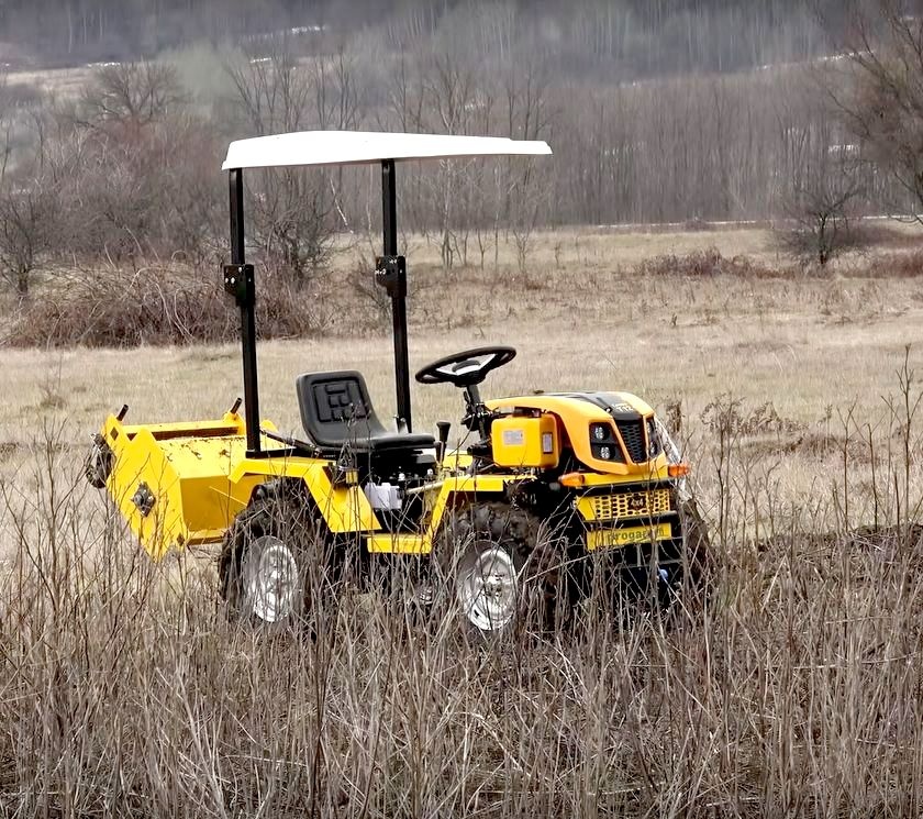 Minitraktor GARDEN T18 4x4,18HP benzín+ hydraulika + doprava - 16