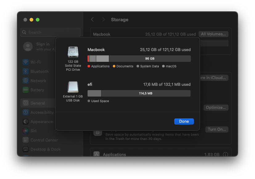 MacBook Air (13-inch, 2017) /intel Core i5/8GB RAM/128GB SSD - 16