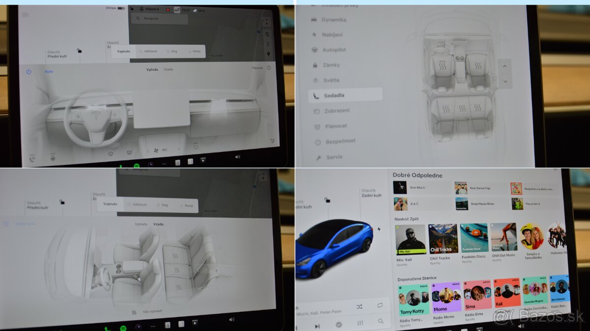 Tesla Model 3 LR ReFresh 4x4 366kw/82kWh NELAKOVANÉ - 16