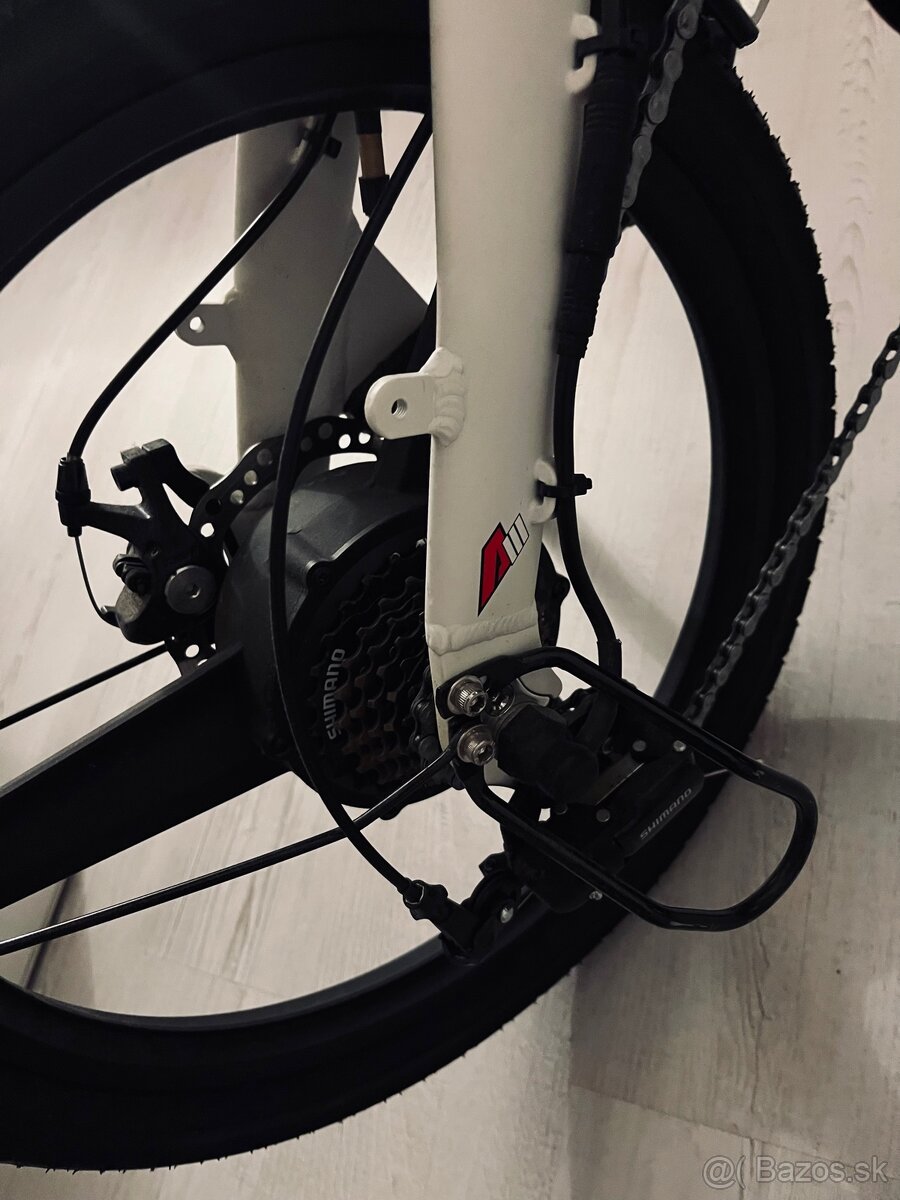 SKLADACÍ bicykel E-BIKE S-BIKES F50E , BIELY UNI - 16