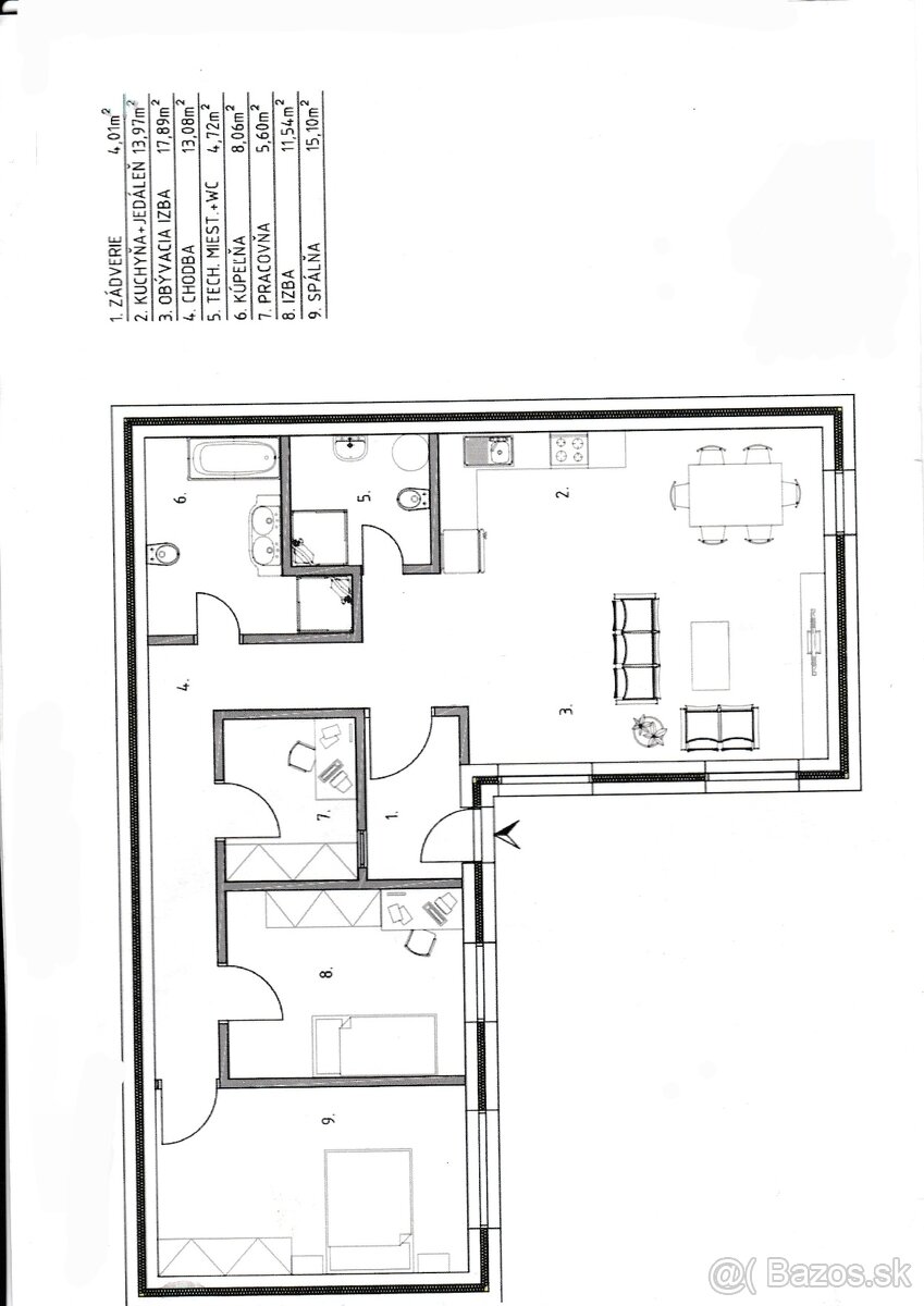 Moderný átriový rodinný dom v Beladiciach – novostavba - 16