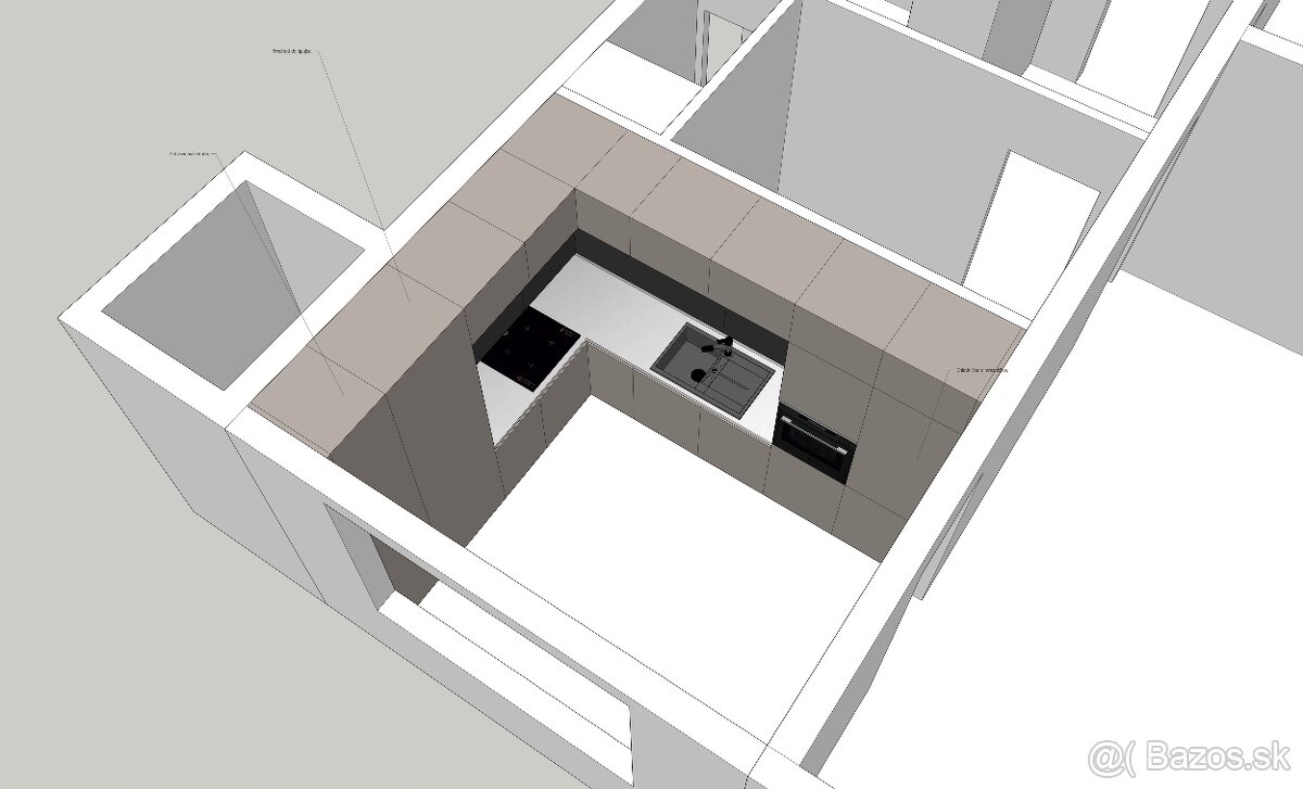 Kompletne 2025 zrekonštruovaný 3-izbový byt 81m2 na ulici J. - 16