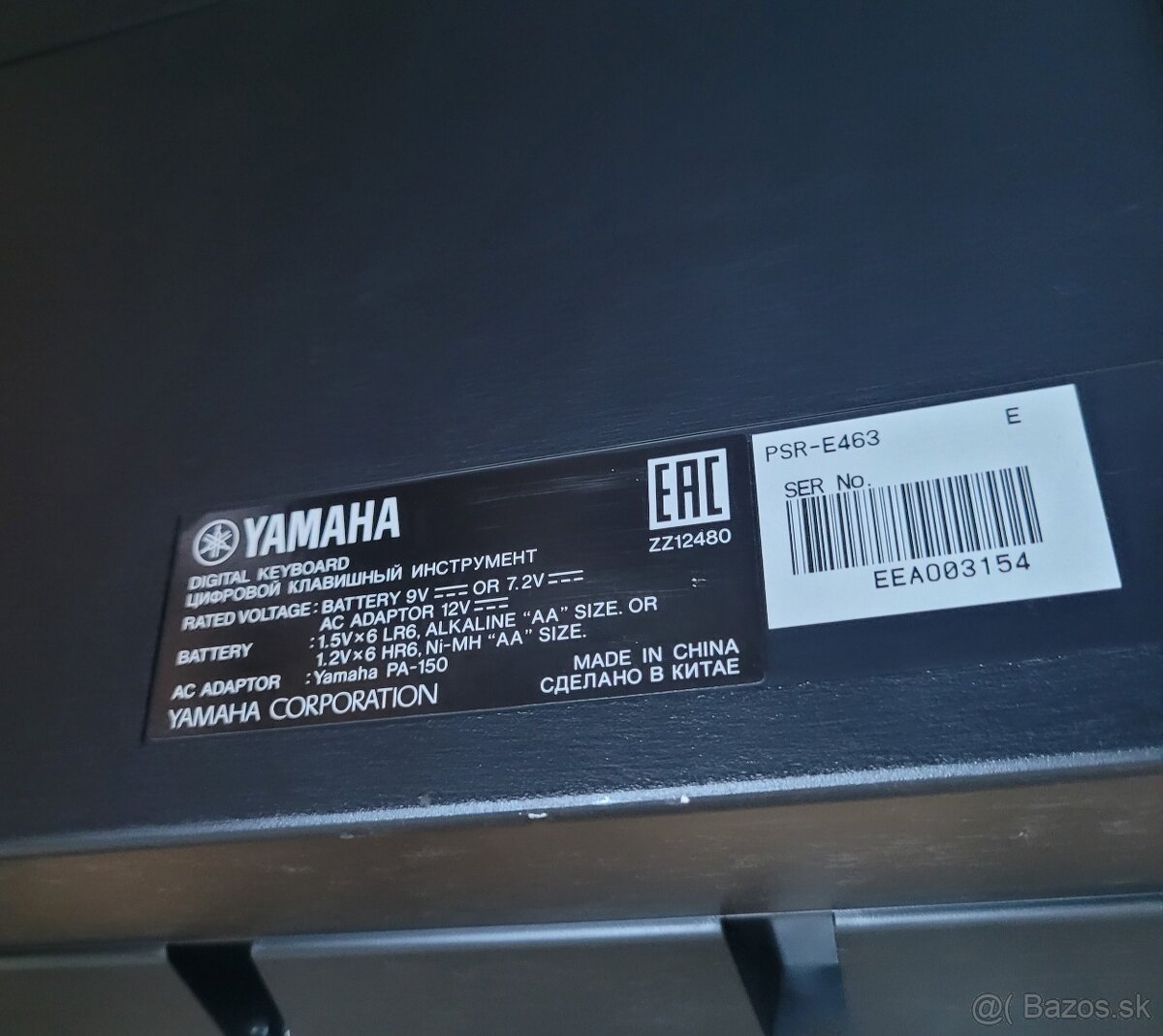 Keyboard PSR E463s dynamikou Yamaha, so stojanom a stoličkou - 16