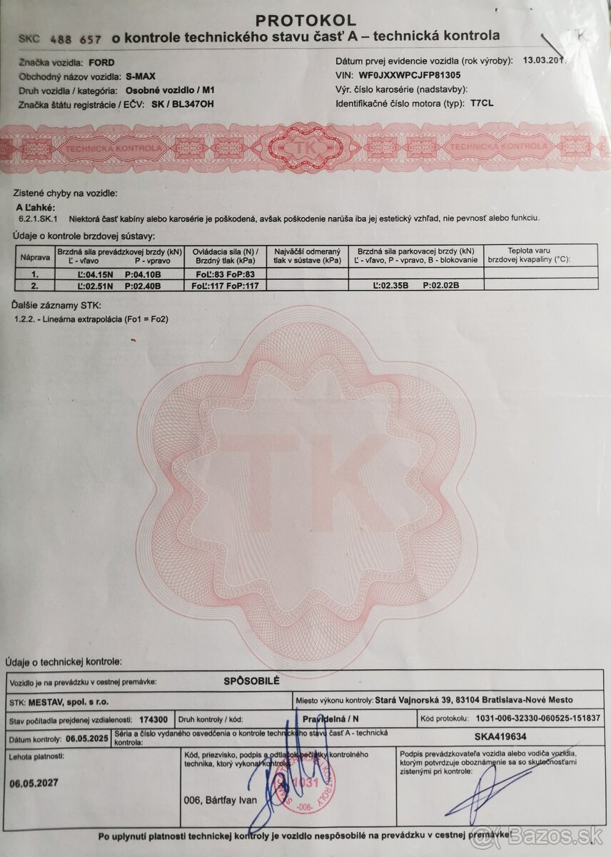 Predam ford s max rv 2015 - 16