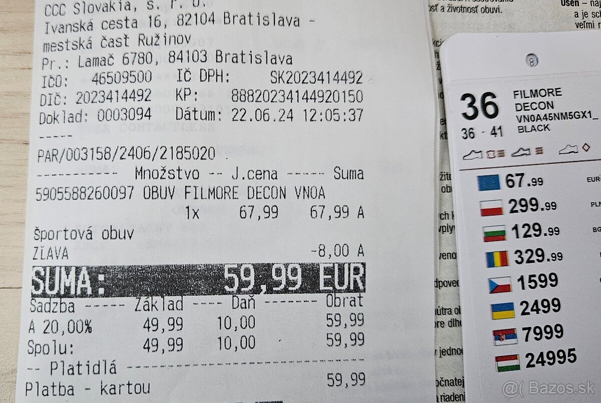 Tenisky Vans Filmore Decon v záruke do 6/26 - 16