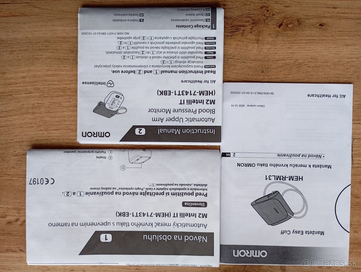 Tlakomer OMRON M2 Intelli IT - 16