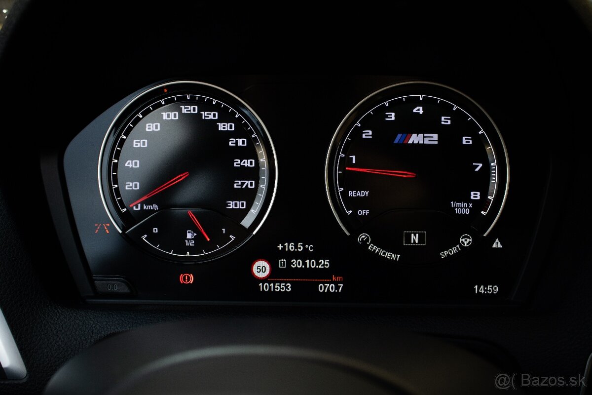 M2 Competition DCT M track, Carbon, Akrapovič, Po servise - 16