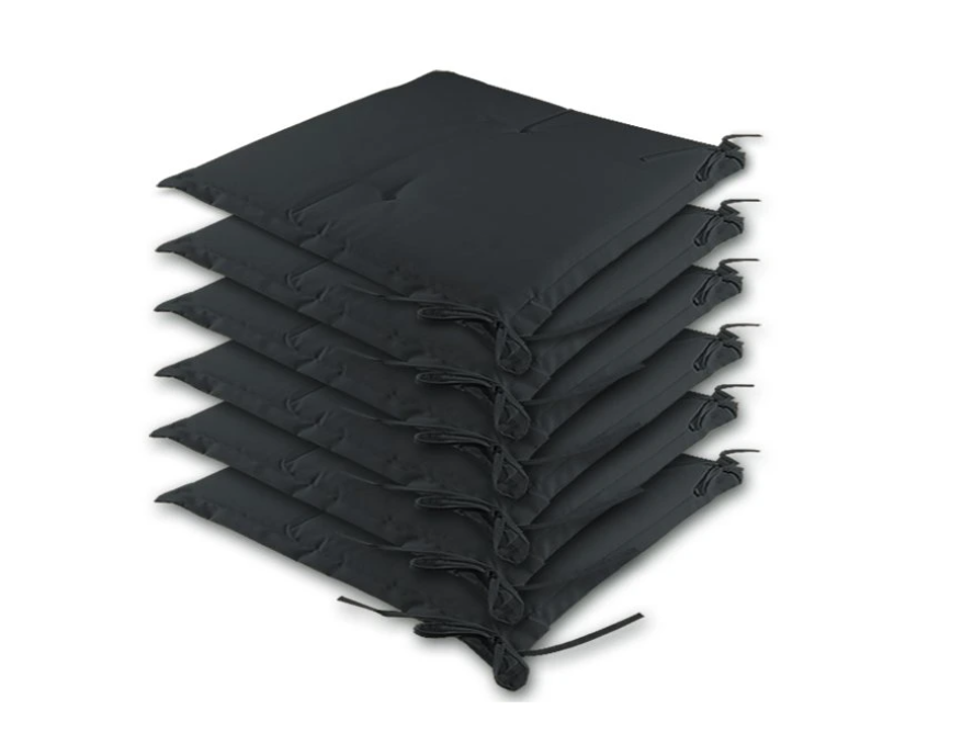 6 x poduška 43 x 39 x 5 cm krémová červená zelená sivá - 16