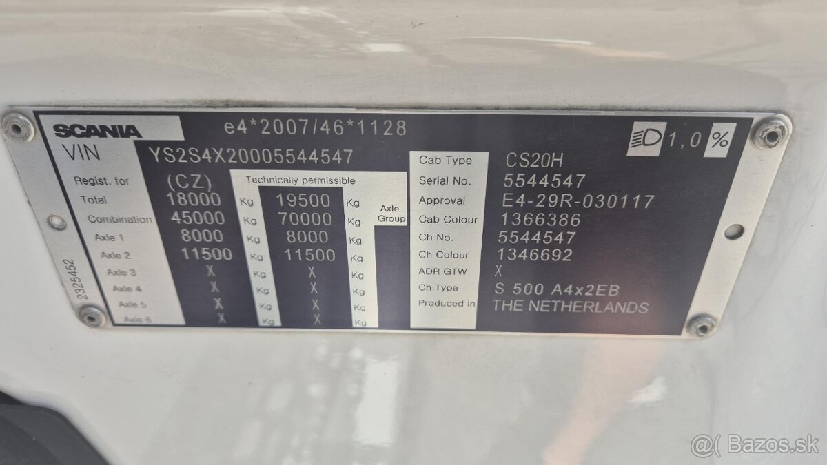 SCANIA S500 N323 NGS TOP LINE LOW DECK EURO 6 - 16