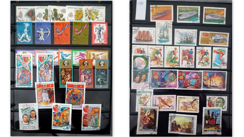 Predám poštové známky CCCP 1084 ks - 16