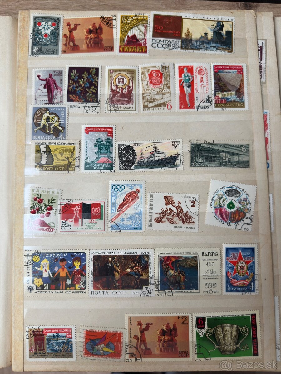 2 albumy poštových známok - 16