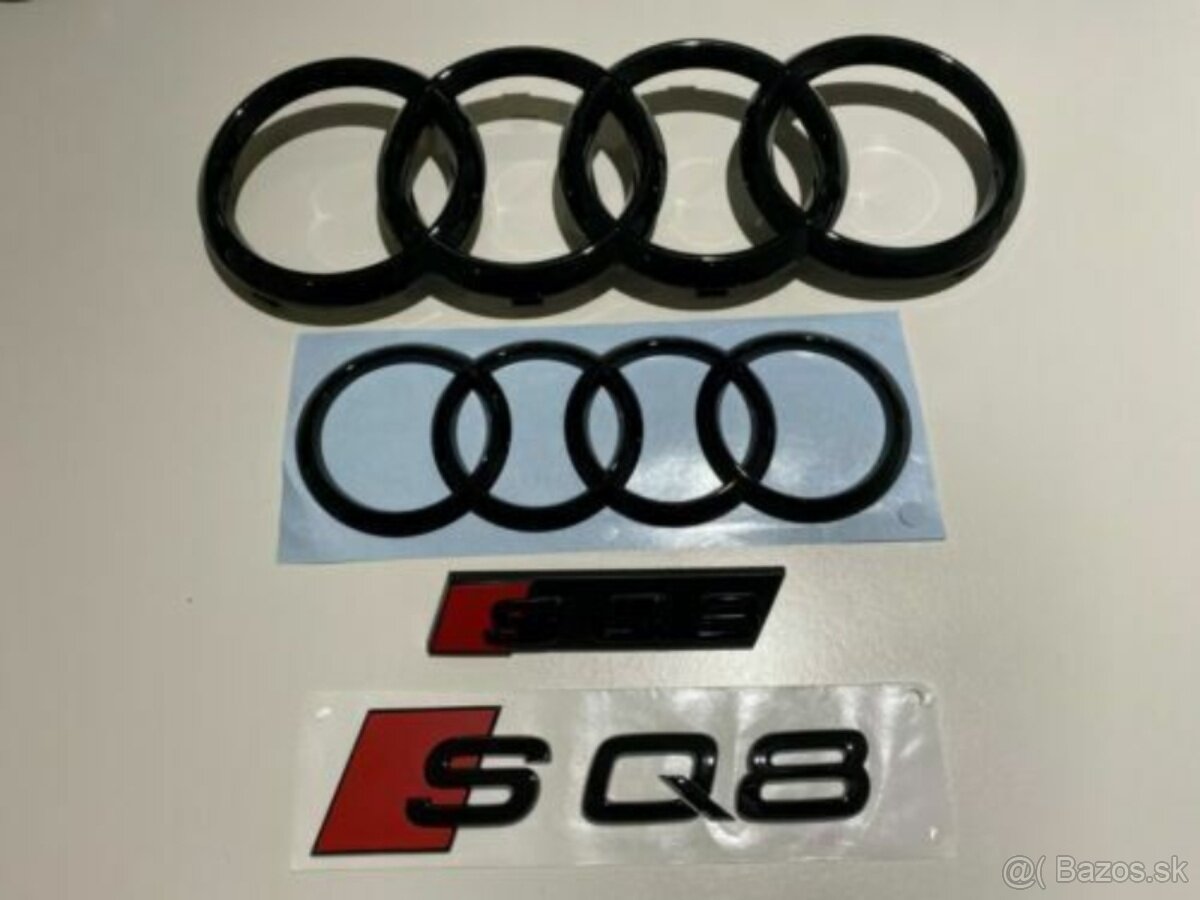 Napis logo znak AUDI na kufor / masku / blatniky - 16