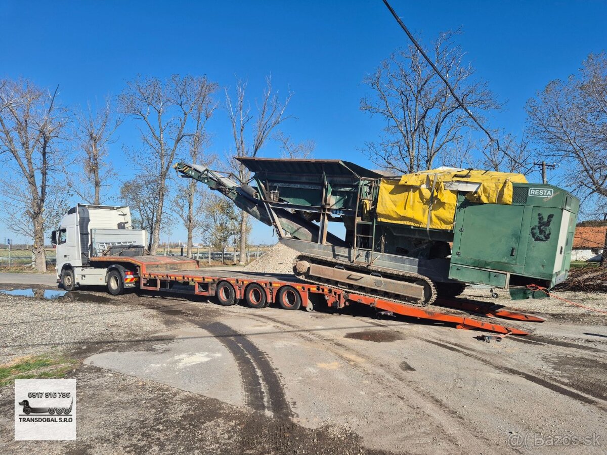 🚜 PREPRAVA STROJOV PODVALNÍKOM ➜ NAVIJÁK 18 t - 16