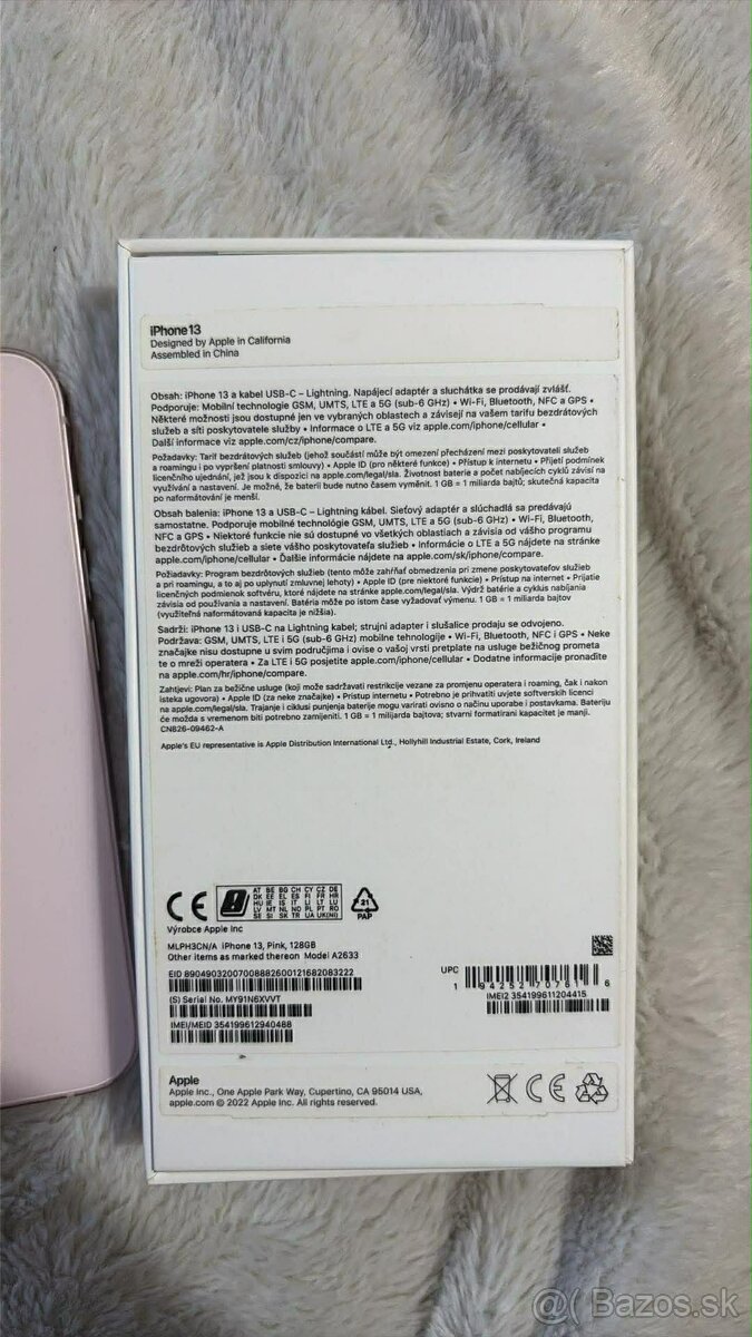 iPhone 13 – Pink, 128 GB - 16