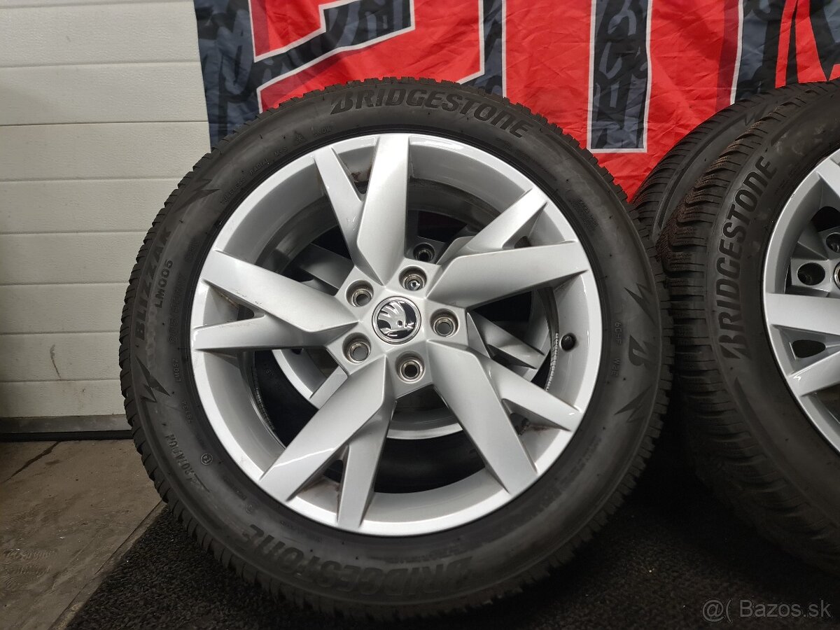 ŠKODA ORIGINAL SADA 5X112 R17 + 205/55 R17 - 16