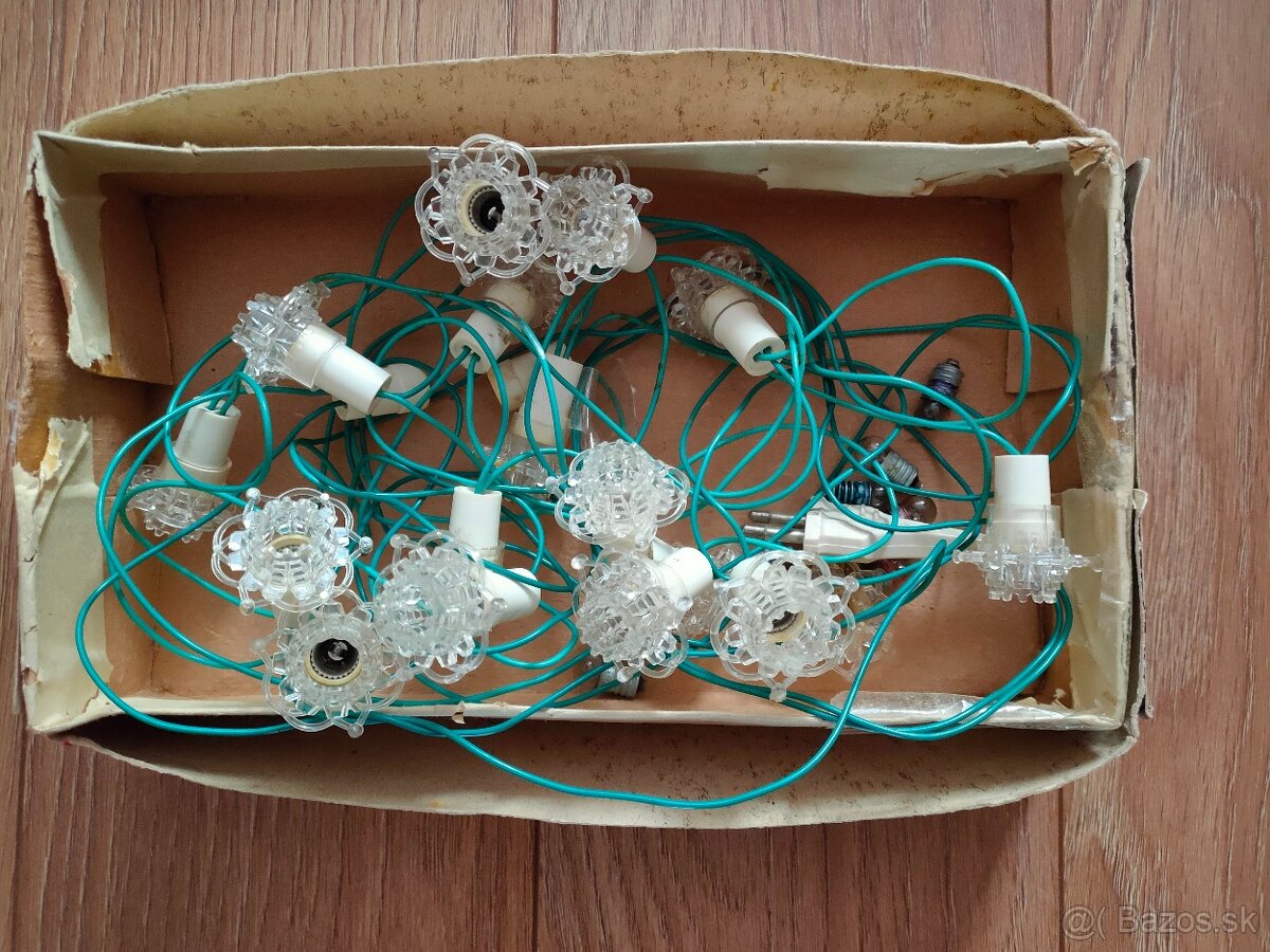 Retro vianočné ozdoby II a retro svetielka - 16