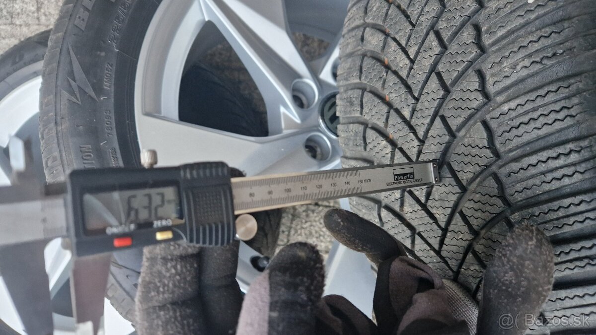 Zimné 225/50 R17, 5x112, 8J, VW, Audi S3, Škoda - 16