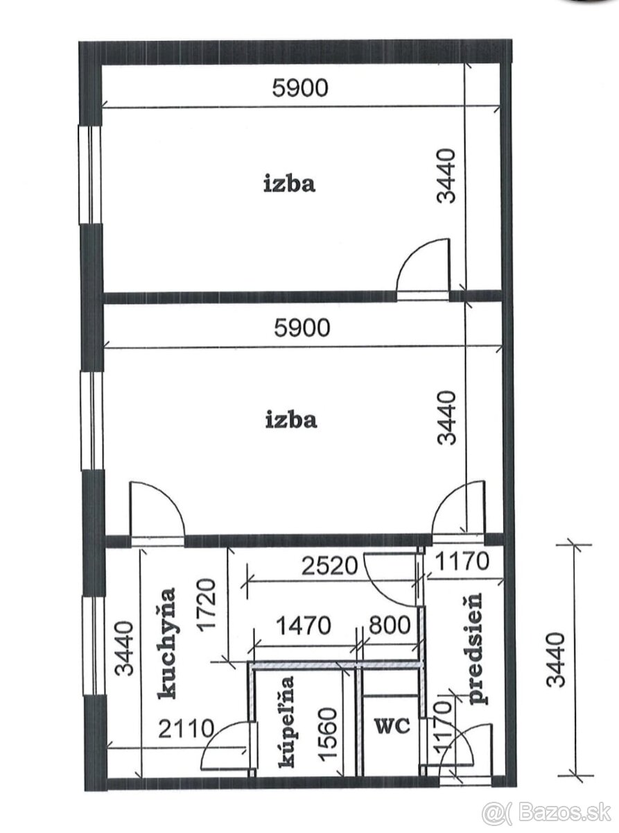 PREDÁM PRIESTRANNÝ 2 IZBOVÝ BYT VO VYHĽADÁVANEJ LOKALITE VO - 16