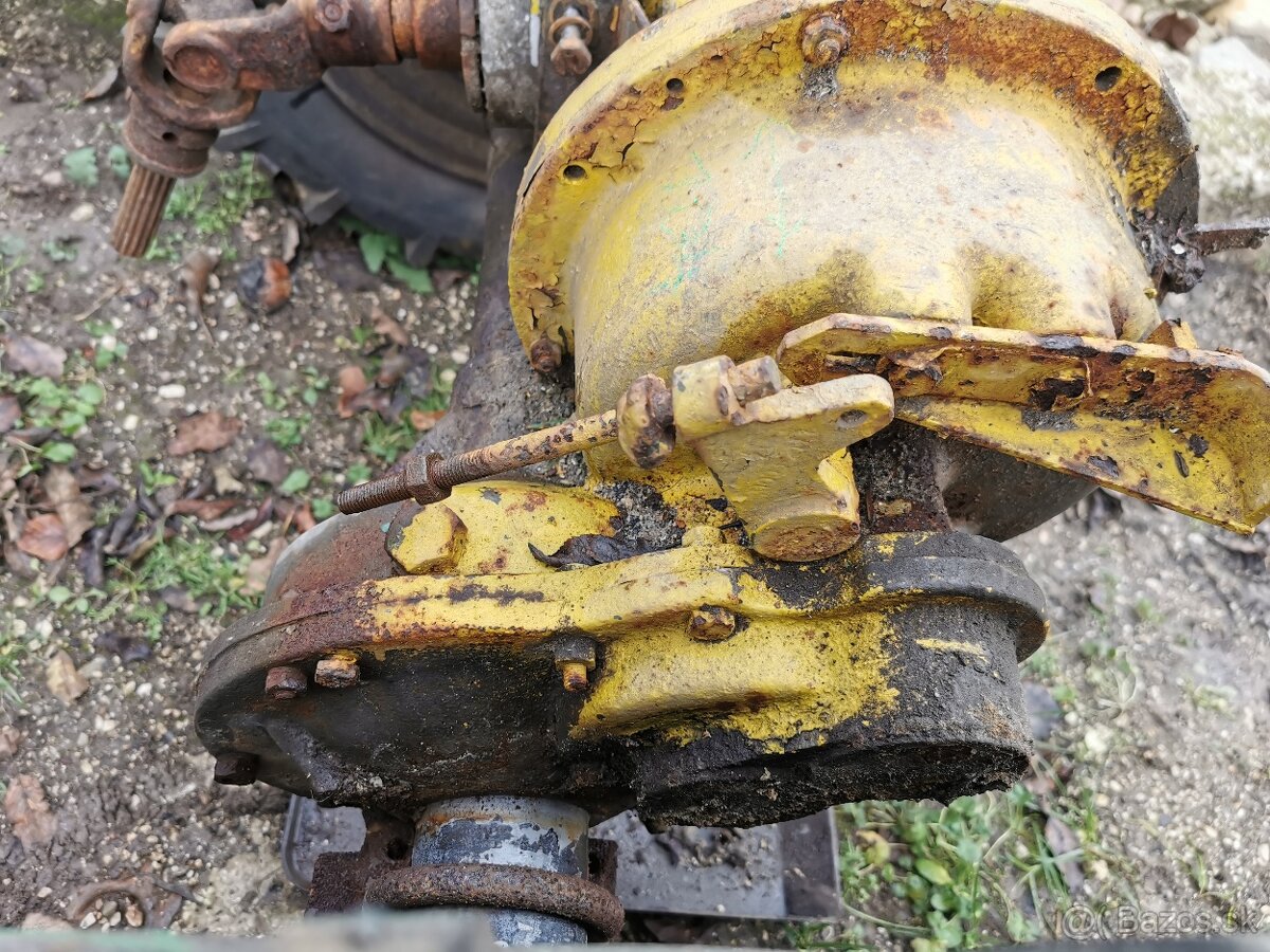 Náprava zadná s brzdou, uhlová prevodovka, malotraktor - 16