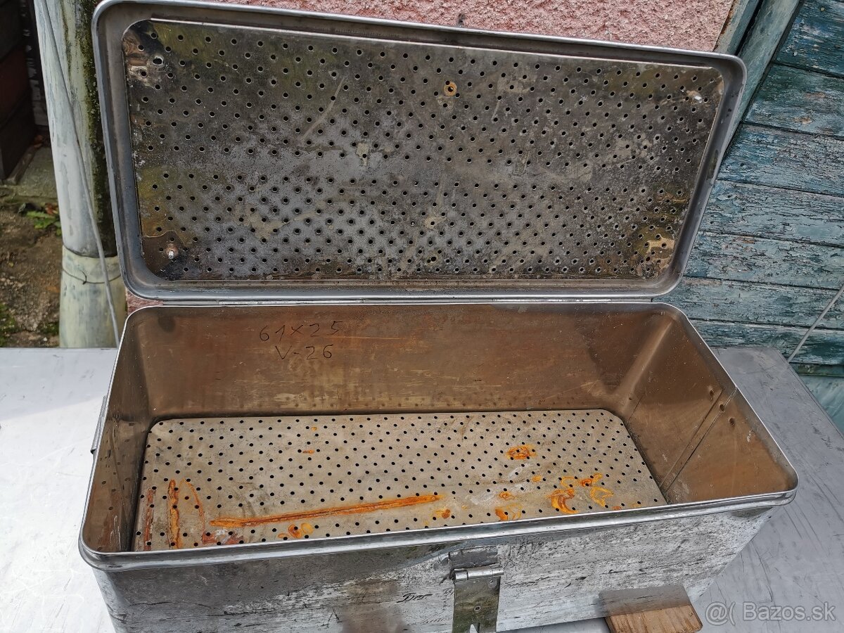 Nerezová lekárska, chirurgická prepravka, skrinka - 16