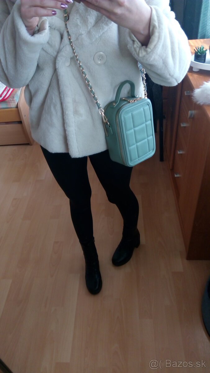 Crossbody kabelka mentolová - 16