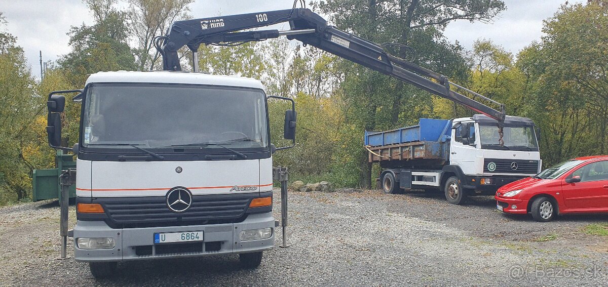 Mercedes Atego 1517 nosič kontejneru s hydraulickou rukou - 16