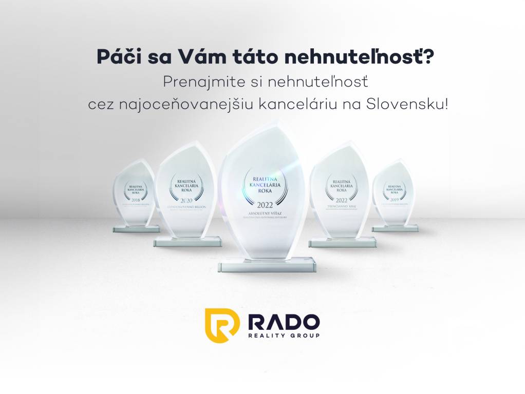 RADO | Nájom garsónka, 34 m2 | kryté parkovanie | Odevná, Tr - 16