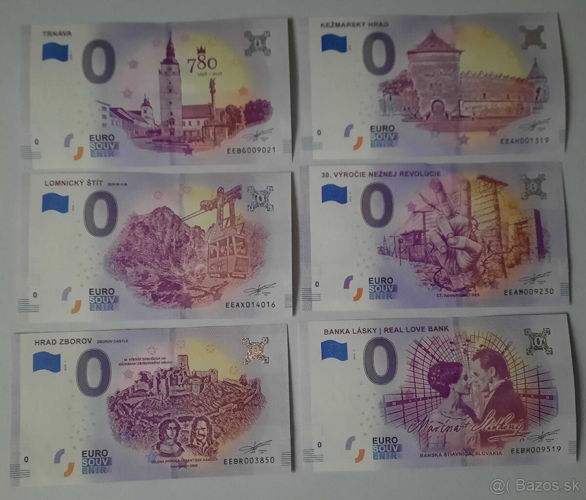 0€ / 0 euro suvenírová bankovka - 16