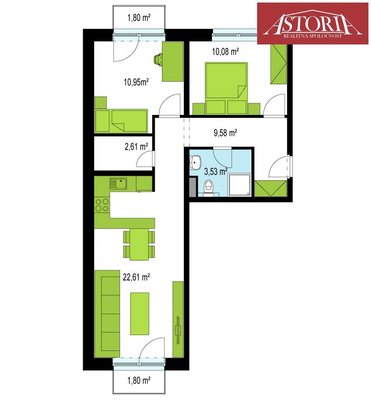 Bright 3 - room Apartment with 2 Balconies | Walking Distanc - 16