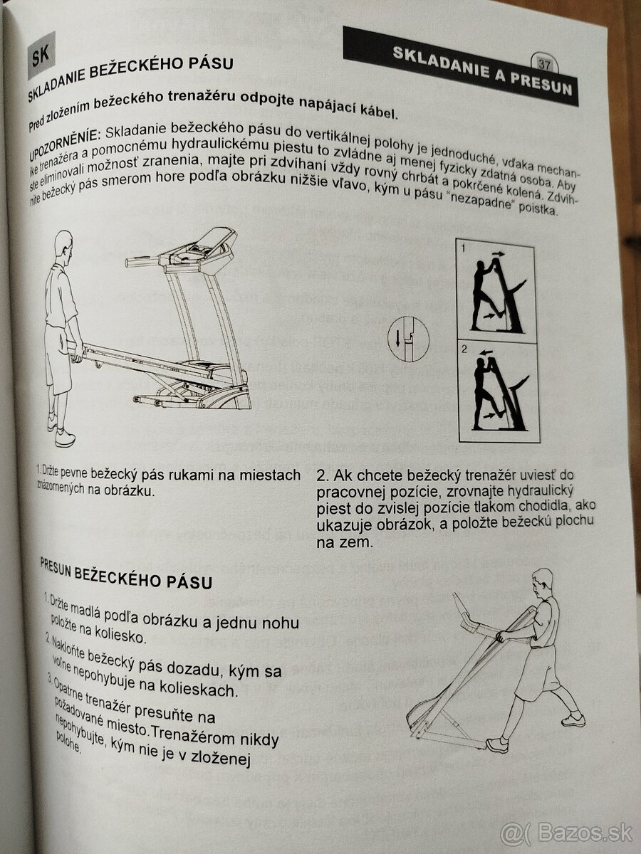 Predám elektrický bežecký pás Trinfit Gara T250 - 16