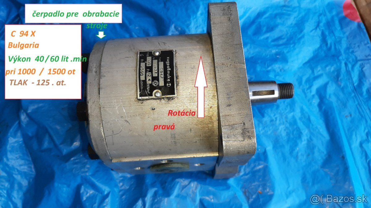 Hydraulické čerpadlá a hydromotory - Nové - 16