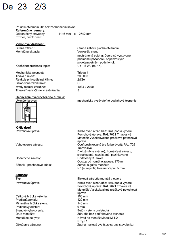 Oceľové dvere Hörmann - nové, nepoužité - 16