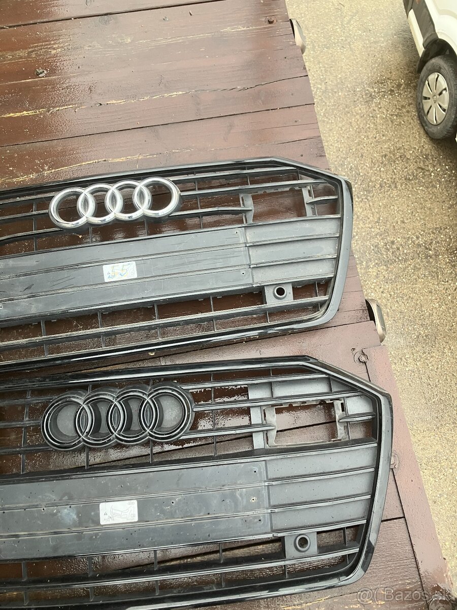 maska audi a6 c8 cerna 18-23 grill mrizka cerna - 16