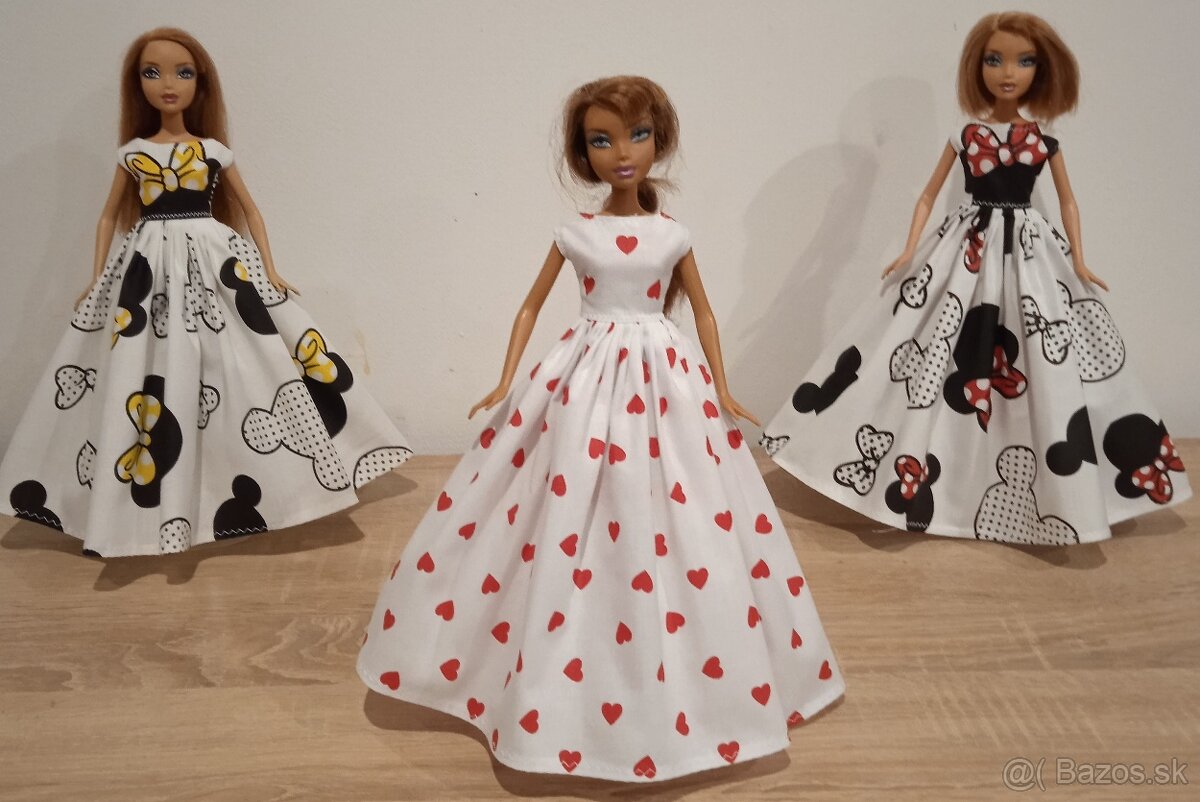 Barbie-dlhe šaty pre Barbie - 16