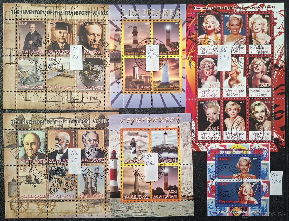 Postove znamky 3 (76poloziek) - 16