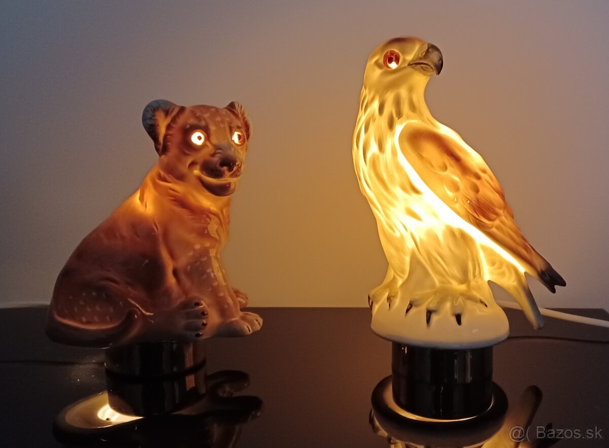 Staré porcelánové lampy - 16